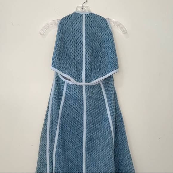 Sabina Musayev Denim Halter Maxi Gossip Dress - Picture 6 of 9